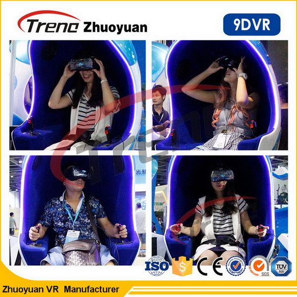 Simulador de la realidad virtual del juego 9D del tiroteo con los asientos giratorios de la plataforma y del lujo de 360 °