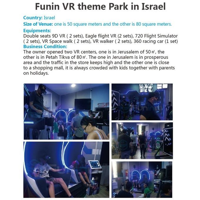 juegos interactivos virtuales del tiroteo del cine VR de la realidad de 3.8KW 9D para los niños