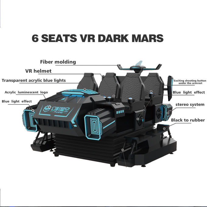 juegos interactivos virtuales del tiroteo del cine VR de la realidad de 3.8KW 9D para los niños