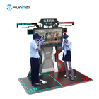 2 equipo del parque temático de la máquina de juego del simulador VR del arma de los jugadores que tira VR