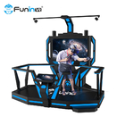 1 máquina de juego de la realidad virtual de la plataforma 9D del simulador de espacio del jugador que camina VR