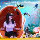 Simulador de la realidad virtual del sistema eléctrico 9D con los vidrios de VR Seat el 1/2/3