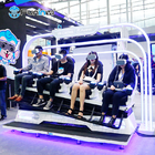 Simulador rentable de la montaña rusa de la máquina de la realidad virtual de los asientos 9d de la diversión 6