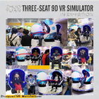 6 equipo del cine de la realidad virtual 5D de la nieve del DOF con la plataforma hidráulica/eléctrica
