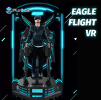 0.8kw Simulador de vuelo VR de pie Plataforma última Alta velocidad de movimiento