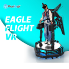 0.8kw Simulador de vuelo VR de pie Plataforma última Alta velocidad de movimiento
