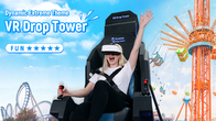 Entretenimiento con VR Drop Tower 9D VR Simulador 360° Movimientos Multijugadores