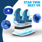 Los asientos dobles de la máquina de la realidad virtual de la potencia encapsulan el cine del huevo de 9d Vr