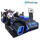 6 equipo multijugador virtual del coche del juego del cine VR de la realidad de los asientos 9D con ISO9001