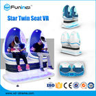 Máquina de dos de los asientos 9D VR del simulador juegos interactiva de la realidad virtual con tecnología inestable