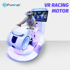 Color blanco virtual del simulador 700KW de la realidad 9D de la conducción de automóviles multijugador para la zona del juego