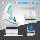 220V asientos del huevo del cine dos del simulador de la huella 9D VR del movimiento de 3600 grados pequeños