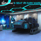 Realidad virtual 9D Flight Simulator de 6 asientos con la vibración trasera 4200*3670*2350m m