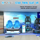 Máquina cuadrada de la realidad virtual del huevo/360 grados del cine de Mertre 9D de la luz 3 azules