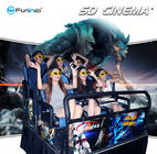 tecnología completa interactiva del holograma de Seat 5D 12D del cine del movimiento del cine de 220V 8.0kw 7D