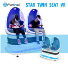 2 cine de la realidad virtual de los asientos 9D con efecto del barrido de la pierna de la silla del HUEVO