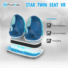 2 cine de la realidad virtual de los asientos 9D con efecto del barrido de la pierna de la silla del HUEVO