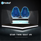 360 cine de la realidad virtual de los asientos 9D del grado 2 con efecto del barrido de la pierna de la silla del HUEVO