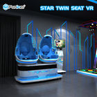 Azul + huevo blanco del cine de la realidad virtual 9D para el centro comercial garantía de 1 año