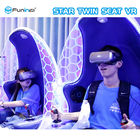 Azul + huevo blanco del cine de la realidad virtual 9D para el centro comercial garantía de 1 año