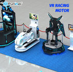 Simulador multijugador del movimiento de la motocicleta de VR con la plataforma dinámica del DOF