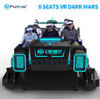Los niños parquean el simulador de los asientos 9D VR de la familia 6 con la plataforma inestable eléctrica