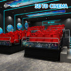 Metal el cine 6/9 asientos del simulador de la pantalla 7d con el sistema eléctrico de los efectos de viento