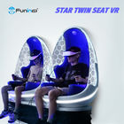Dos silla del huevo del cine/VR de la realidad virtual de Playes 1.2KW 9D para el parque de atracciones