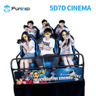movimiento material de la película del teatro del cine del simulador 3D 4D 5D 6D del cine del metal 7D Cineme 5D