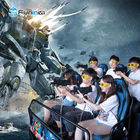 Simulador Rider Metal Screen del cine de los juegos 7D del tiroteo de VR 6/9 asientos