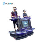 VR vuelan la máquina de la realidad virtual del simulador de los jugadores del tablero 2 con el juego del tiroteo de VR para el centro comercial