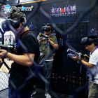 El jugador multijugador VR del zombi 4-5 del equipo del parque de atracciones de VR que tiraba fijó la máquina de la realidad virtual 9D