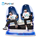 vidrios de las auriculares de la máquina 3d de 9d VR 2 juegos azules del vr del simulador de la realidad virtual del cine 9d de los asientos en venta
