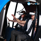 Máquina de juego llena de griterío chillón de la carlinga de la rotación de la lanzadera del espacio-tiempo de la experiencia Flight Simulator 9d VR