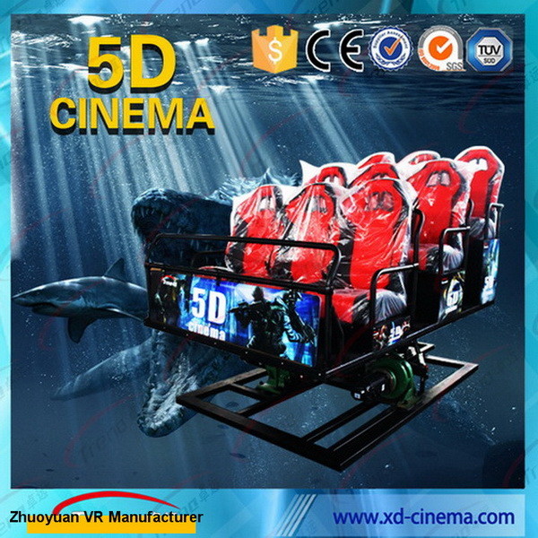 6 equipo del cine de la realidad virtual 5D de la nieve del DOF con la plataforma hidráulica/eléctrica