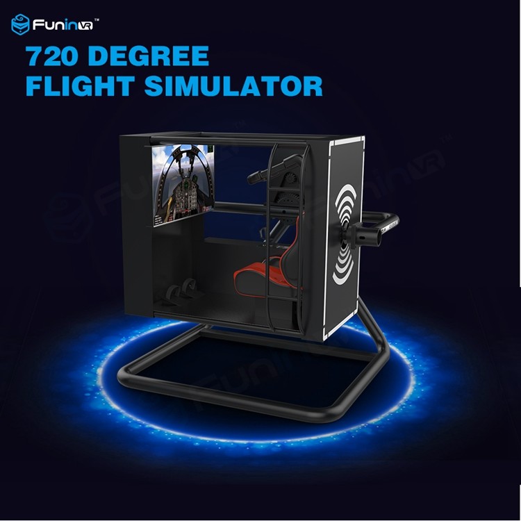 720° realidad virtual Flight Simulator con control de movimiento/el sistema servo Lleno-digital