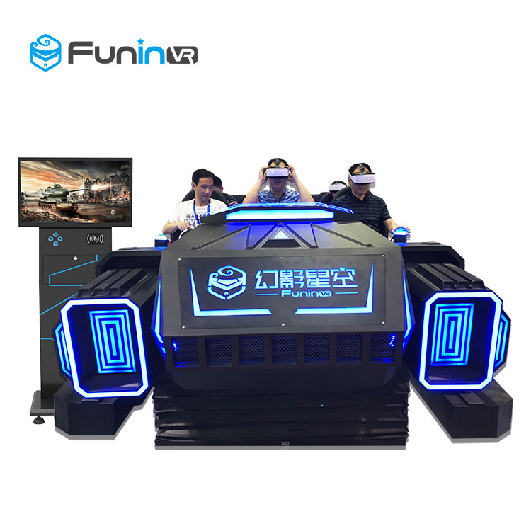 6 equipo multijugador virtual del coche del juego del cine VR de la realidad de los asientos 9D con ISO9001