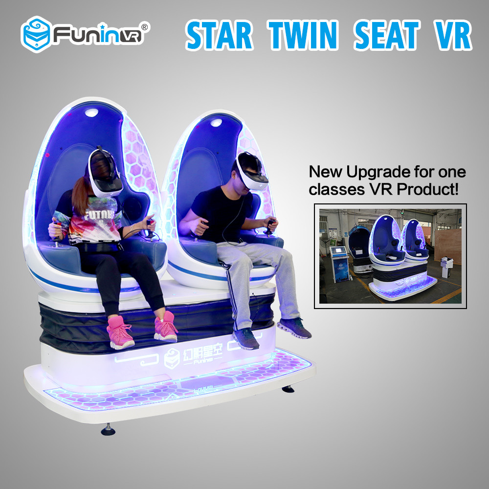 Simulador interactivo de la realidad virtual de la cabina 9D para el aeropuerto, club