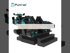 Simulador de realidad virtual 9D de alto nivel de seguridad para 6 jugadores y variedad de contenido