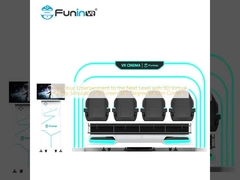 Lleve su entretenimiento al siguiente nivel con el simulador de realidad virtual 9D pantalla HD 360 grados control de movimiento