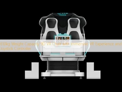 Capacidad de peso de 610 kg Silla VR 9D con experiencia VR inmersiva y controlador de joystick