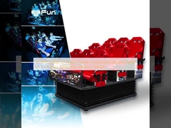 Centro comercial 5D Cine Teatro Diseño cuadrado personalizado para 9-48 asientos 3 Actualizaciones mensuales 1 Cine