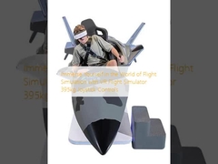 Sumérgete en el mundo de la simulación de vuelo con el simulador de vuelo VR 395kg Controles de joystick