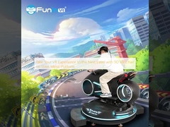 Lleve su experiencia de realidad virtual al siguiente nivel con la silla VR 9D en plataforma de acero y metal