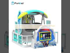 Simulador de movimiento 9D VR Skydive para 6 asientos Funin Vr Motion Control con efectos de viento y agua para dos jugadores