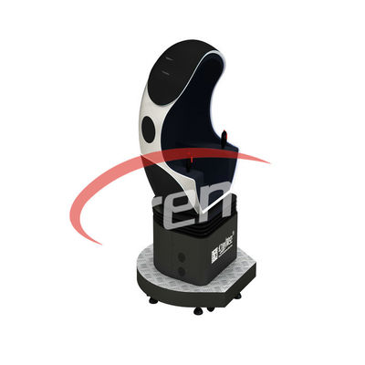 El simulador negro de la realidad virtual que tiraba 9D con el sistema servo eléctrico ISO 9001 aprobó