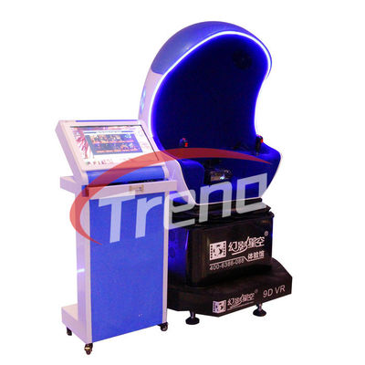 Egg los asientos dobles del cine de la realidad virtual del parque temático 9D de la forma 1500 SGS del vatio aprobados