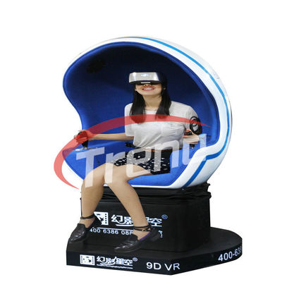 2 cine de la realidad virtual de la máquina 9D del huevo de la montaña rusa del jugador con la película de 360 grados