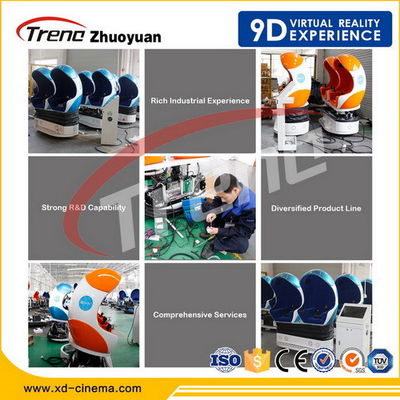 Asientos del simulador seis de la realidad virtual de la montaña rusa 9D de la diversión para el salón del automóvil