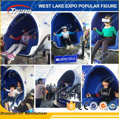 360 simulador atractivo del parque temático 9D VR del grado con los vidrios de HD 1080P